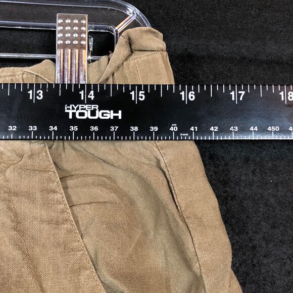 Chelsea & Violet Womens Pants Green Pull On Cargo Elastic Waist Paperbag M - Picture 7 of 12